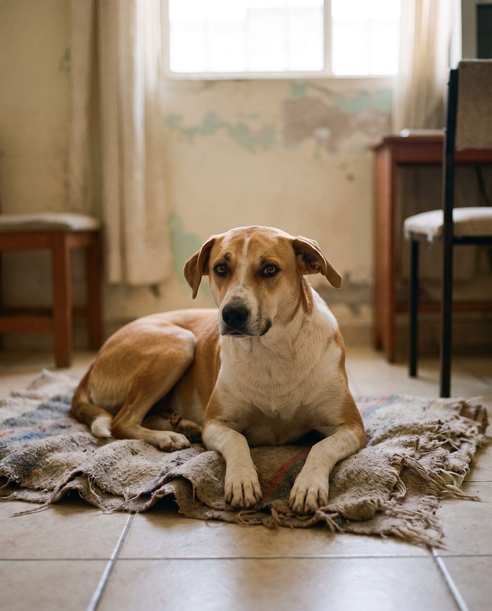 Imagen generada por IA para pruebas, no es un perro real