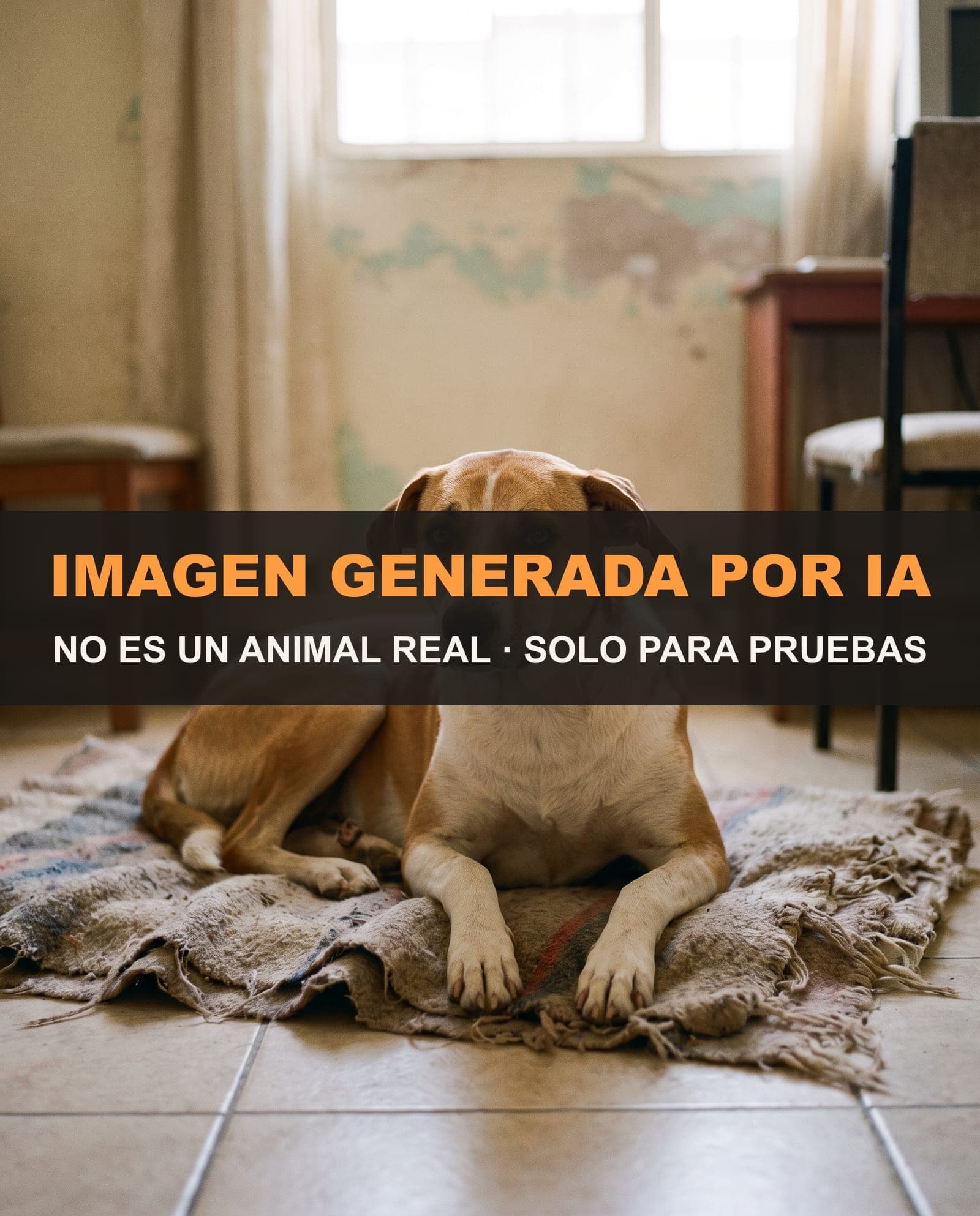 AI-generated test image, not a real dog